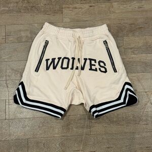 Darc Sports Wolves French Terry Court Slouch Heavyweight Sweat Shorts Size M